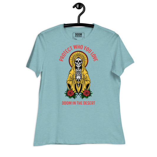 Santa Muerte Protect Who You Love T-Shirt